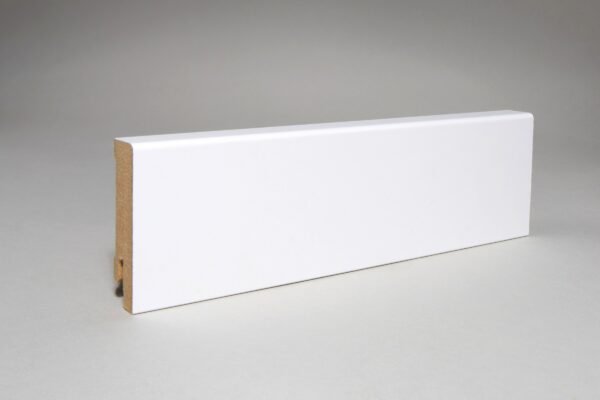 Sockelleiste 16x58x2400 mm weiß foliert MDF ähnlich RAL 9003 (4,15€/lfm)