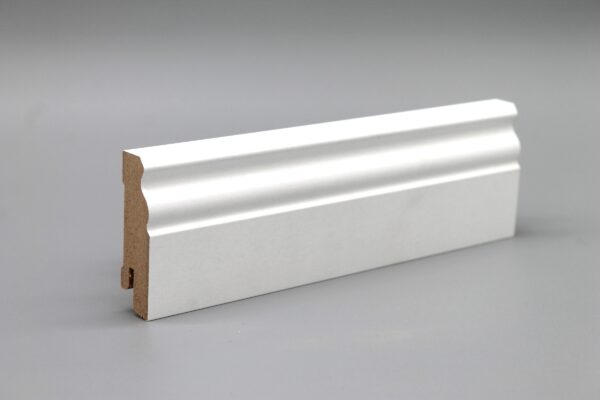 Sockelleiste 19x60x2400 mm alt Berliner Leiste weiß foliert (5,39€/lfm)